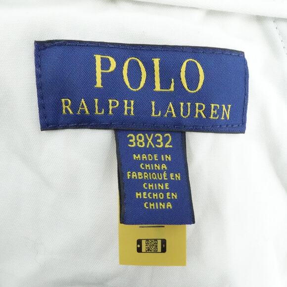 Polo Ralph Lauren Pants Mens 38x32 Navy Aviator Classics Pleated Elastic Waist - Picture 3 of 15